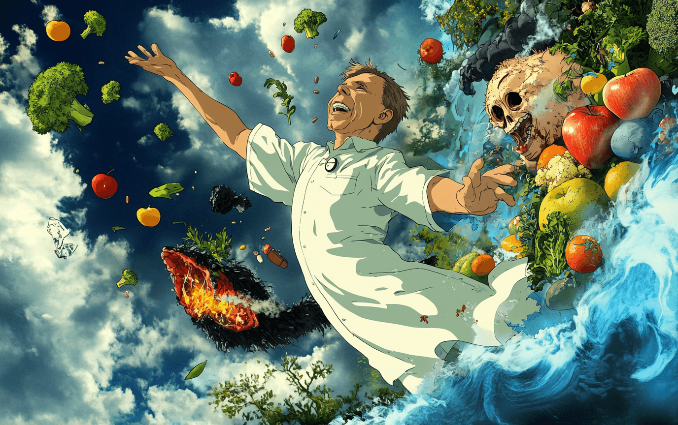 Женщина открывает холодильник в поисках утешительных закусок для борьбы с эмоциональным перееданием.