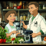 Женщина зажимает пальцами холодильник, осознавая свою схему заедания эмоций во время стресса.