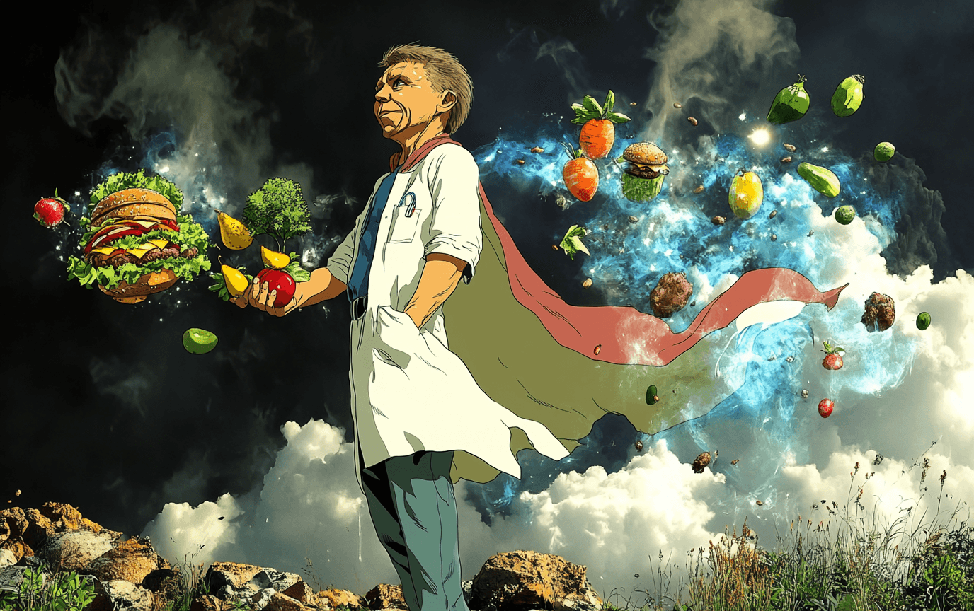 Женщина смотрит в открытый холодильник, задумываясь о том, как перестать заедать стресс.